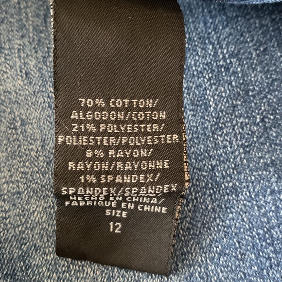 ✨1822 DENIM STYLE SHORTS SIZE 12 - Picture 4 of 4